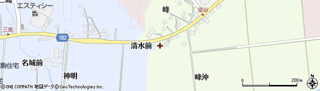 宮城県栗原市栗駒里谷峰13周辺の地図