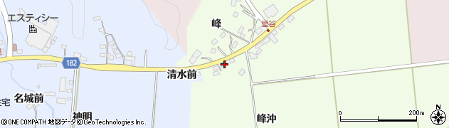 宮城県栗原市栗駒里谷峰9周辺の地図