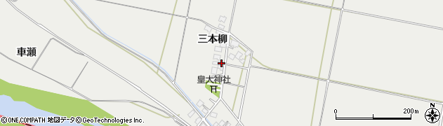 山形県酒田市広野三本柳159周辺の地図