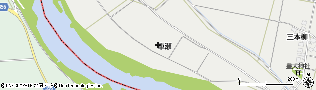 山形県酒田市広野車瀬周辺の地図
