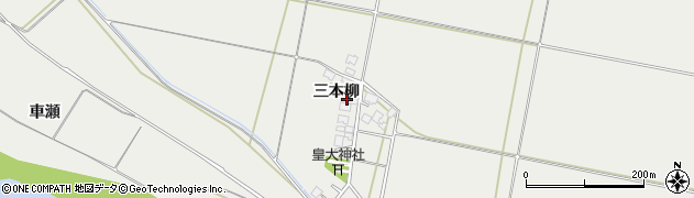 山形県酒田市広野三本柳152周辺の地図