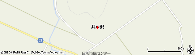 岩手県一関市花泉町日形（井戸沢）周辺の地図