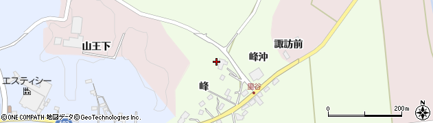 宮城県栗原市栗駒里谷峰50周辺の地図