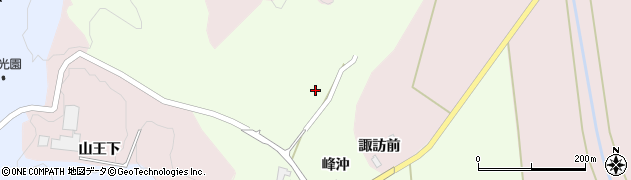 宮城県栗原市栗駒里谷（霞ケ沢東方）周辺の地図