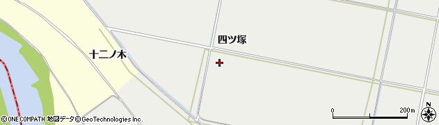 山形県酒田市広野（四ツ塚）周辺の地図