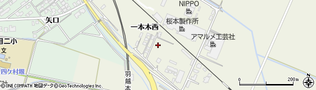 山形県庄内町（東田川郡）常万（一本木西）周辺の地図