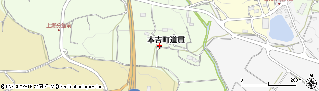 宮城県気仙沼市本吉町道貫周辺の地図