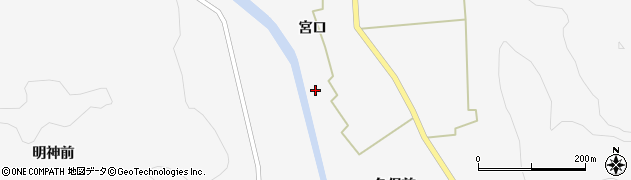 宮城県栗原市栗駒文字（宮口）周辺の地図