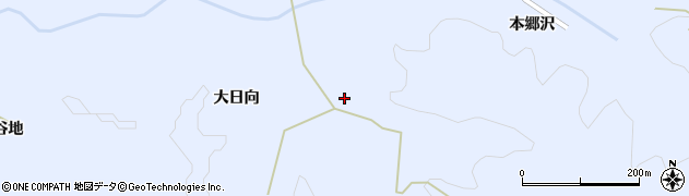 宮城県栗原市栗駒深谷大日向76周辺の地図
