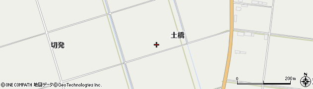 山形県酒田市広野土橋周辺の地図