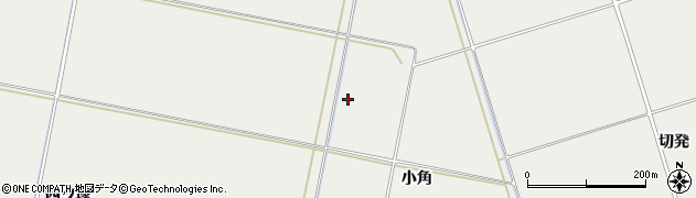 山形県酒田市広野（小角）周辺の地図
