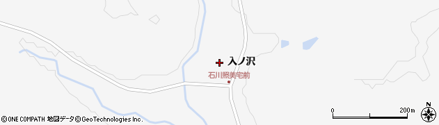 宮城県栗原市金成（入ノ沢）周辺の地図