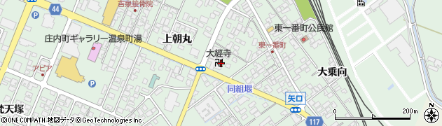 大経寺周辺の地図