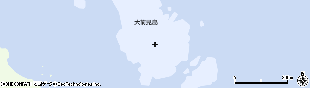 宮城県気仙沼市大前見島周辺の地図