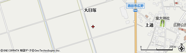 山形県酒田市広野大日塚23周辺の地図