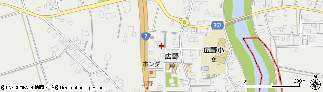 山形県酒田市広野下通201周辺の地図