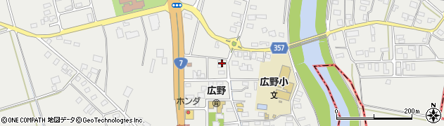 山形県酒田市広野下通93周辺の地図