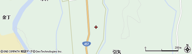 宮城県栗原市栗駒松倉山岸周辺の地図