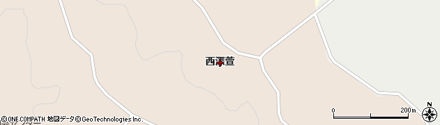 岩手県一関市藤沢町黄海（西深萱）周辺の地図