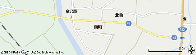 岩手県一関市花泉町金沢（南町）周辺の地図