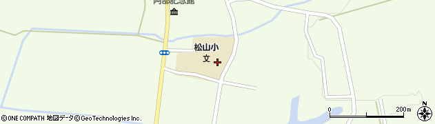 山形県酒田市山寺見初沢周辺の地図
