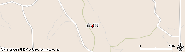 岩手県一関市藤沢町黄海（京ノ沢）周辺の地図