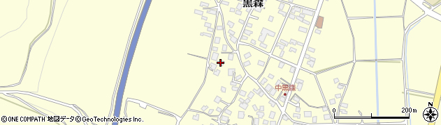山形県酒田市黒森乙179周辺の地図