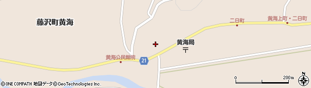 岩手県一関市藤沢町黄海天堤206周辺の地図