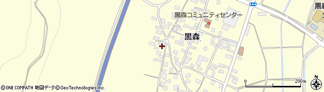 山形県酒田市黒森丁531-2周辺の地図