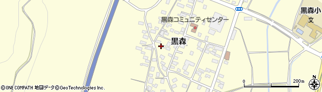 山形県酒田市黒森丁602-1周辺の地図