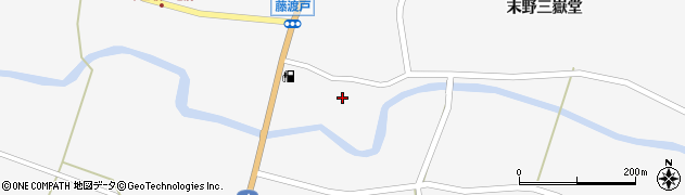 宮城県栗原市金成藤渡戸館前周辺の地図