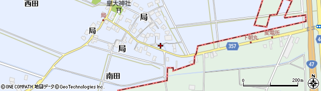 山形県酒田市局南田13-1周辺の地図