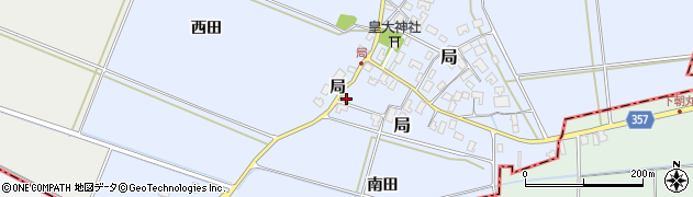 山形県酒田市局南田54-2周辺の地図