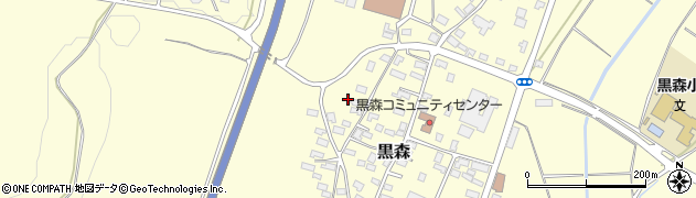 山形県酒田市黒森丁572-2周辺の地図