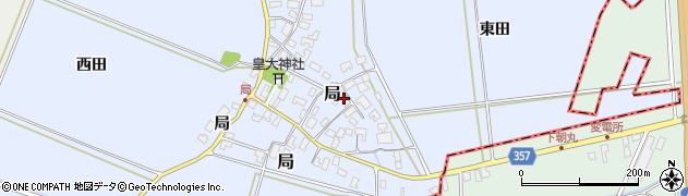 山形県酒田市局15周辺の地図
