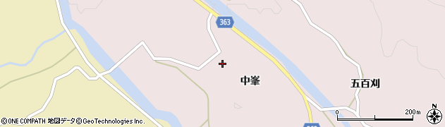 山形県酒田市山元中峯43周辺の地図