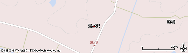 宮城県栗原市栗駒鳥沢（湯ノ沢）周辺の地図