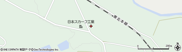 岩手県一関市花泉町花泉北裏周辺の地図