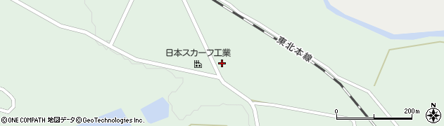 岩手県一関市花泉町花泉（北裏）周辺の地図