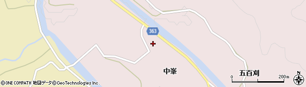 山形県酒田市山元中峯58周辺の地図