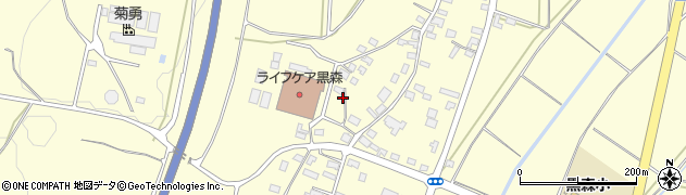 山形県酒田市黒森戊61-1周辺の地図