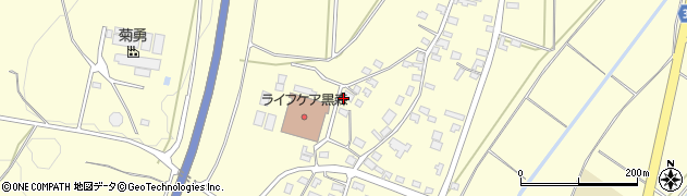 山形県酒田市黒森戊周辺の地図