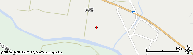 岩手県一関市花泉町金沢（山下）周辺の地図