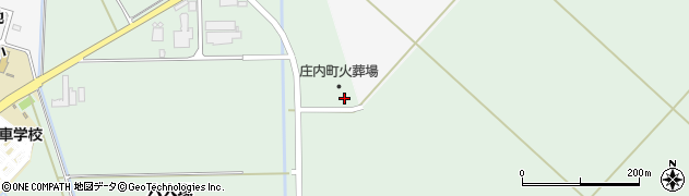 庄内町役場　火葬場周辺の地図