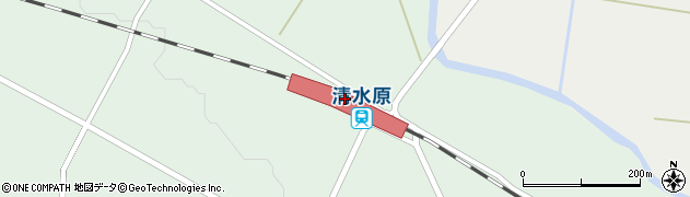 清水原駅周辺の地図