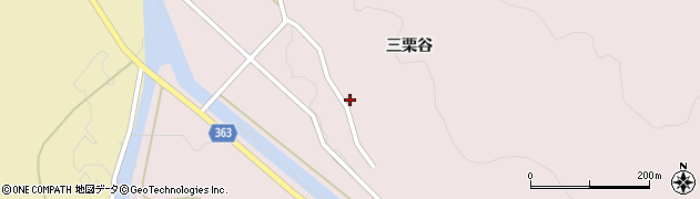 山形県酒田市山元三栗谷36周辺の地図