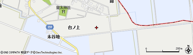 山形県酒田市門田（台ノ上）周辺の地図