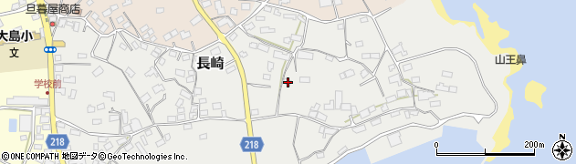 宮城県気仙沼市長崎120周辺の地図