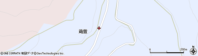 岩手県一関市藤沢町保呂羽（苅萱）周辺の地図