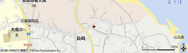 宮城県気仙沼市長崎128周辺の地図
